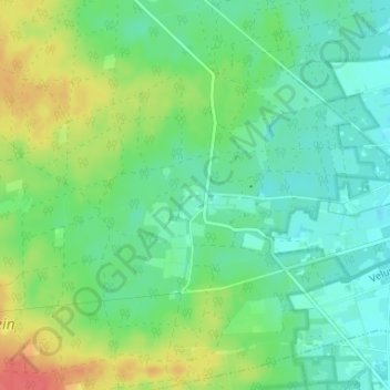 Mappa topografica Niersen, altitudine, rilievo