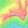 Mappa topografica La Grande Moucherolle, altitudine, rilievo