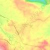Mappa topografica Mahabang Parang, altitudine, rilievo