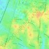 Mappa topografica Appalachian Plateau Region, altitudine, rilievo