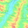 Mappa topografica Aux Matalines, altitudine, rilievo