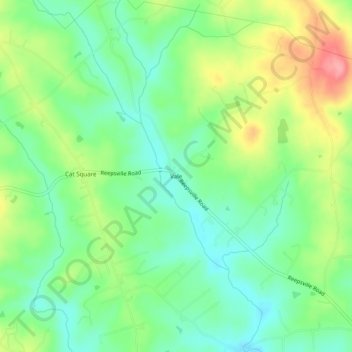 Mappa topografica Vale, altitudine, rilievo