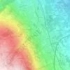 Mappa topografica Navilly, altitudine, rilievo
