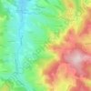 Mappa topografica Au Crot, altitudine, rilievo