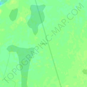 Mappa topografica Pailon, altitudine, rilievo