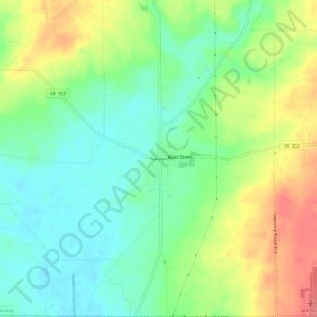 Mappa topografica Nankin, altitudine, rilievo
