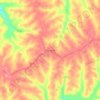 Mappa topografica New Liberty, altitudine, rilievo