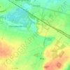 Mappa topografica Béneauville, altitudine, rilievo
