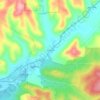 Mappa topografica Brockport, altitudine, rilievo