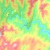 Mappa topografica 下党乡, altitudine, rilievo