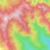 Mappa topografica Serralta, altitudine, rilievo