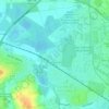 Mappa topografica Les Marais de Courcelles, altitudine, rilievo