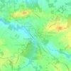 Mappa topografica La Ville, altitudine, rilievo