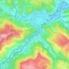 Mappa topografica Roquecave, altitudine, rilievo