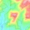Mappa topografica Covington Mountain, altitudine, rilievo