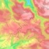 Mappa topografica Bel Air Bas, altitudine, rilievo