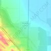 Mappa topografica Kettleman City, altitudine, rilievo