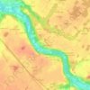 Mappa topografica Chatilllon, altitudine, rilievo