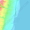 Mappa topografica Guiwang, altitudine, rilievo