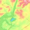 Mappa topografica Evansville, altitudine, rilievo
