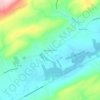 Mappa topografica Pleasant Corners, altitudine, rilievo