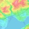 Mappa topografica Coatanguy, altitudine, rilievo