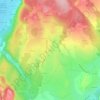 Mappa topografica Senin, altitudine, rilievo