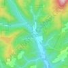 Mappa topografica Pavia, altitudine, rilievo