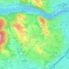 Mappa topografica Holzheim, altitudine, rilievo