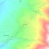 Mappa topografica Suncamal, altitudine, rilievo