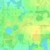 Mappa topografica Wimauma, altitudine, rilievo