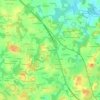 Mappa topografica Lesvariel, altitudine, rilievo