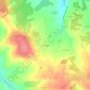 Mappa topografica Les Gauthiers, altitudine, rilievo