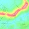Mappa topografica Jericho Mountain, altitudine, rilievo