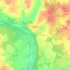 Mappa topografica Le Port Albert, altitudine, rilievo