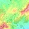 Mappa topografica Las Casicas, altitudine, rilievo