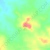 Mappa topografica Indian Hills, altitudine, rilievo