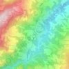 Mappa topografica Valdalbero, altitudine, rilievo