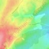 Mappa topografica Les Bernards, altitudine, rilievo