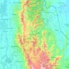 Mappa topografica Teorama, altitudine, rilievo