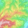 Mappa topografica Codivilla, altitudine, rilievo