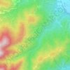 Mappa topografica Provonda, altitudine, rilievo