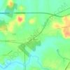Mappa topografica Rucapequén, altitudine, rilievo