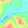 Mappa topografica Big Prairie, altitudine, rilievo