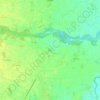 Mappa topografica Bussi, altitudine, rilievo