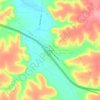 Mappa topografica Segovia, altitudine, rilievo