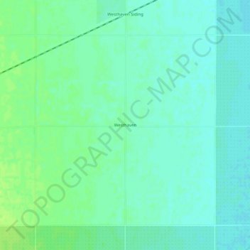 Mappa topografica Westhaven, altitudine, rilievo