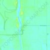 Mappa topografica Butte City, altitudine, rilievo