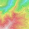 Mappa topografica Suna, altitudine, rilievo