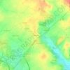 Mappa topografica La Chauvetière, altitudine, rilievo